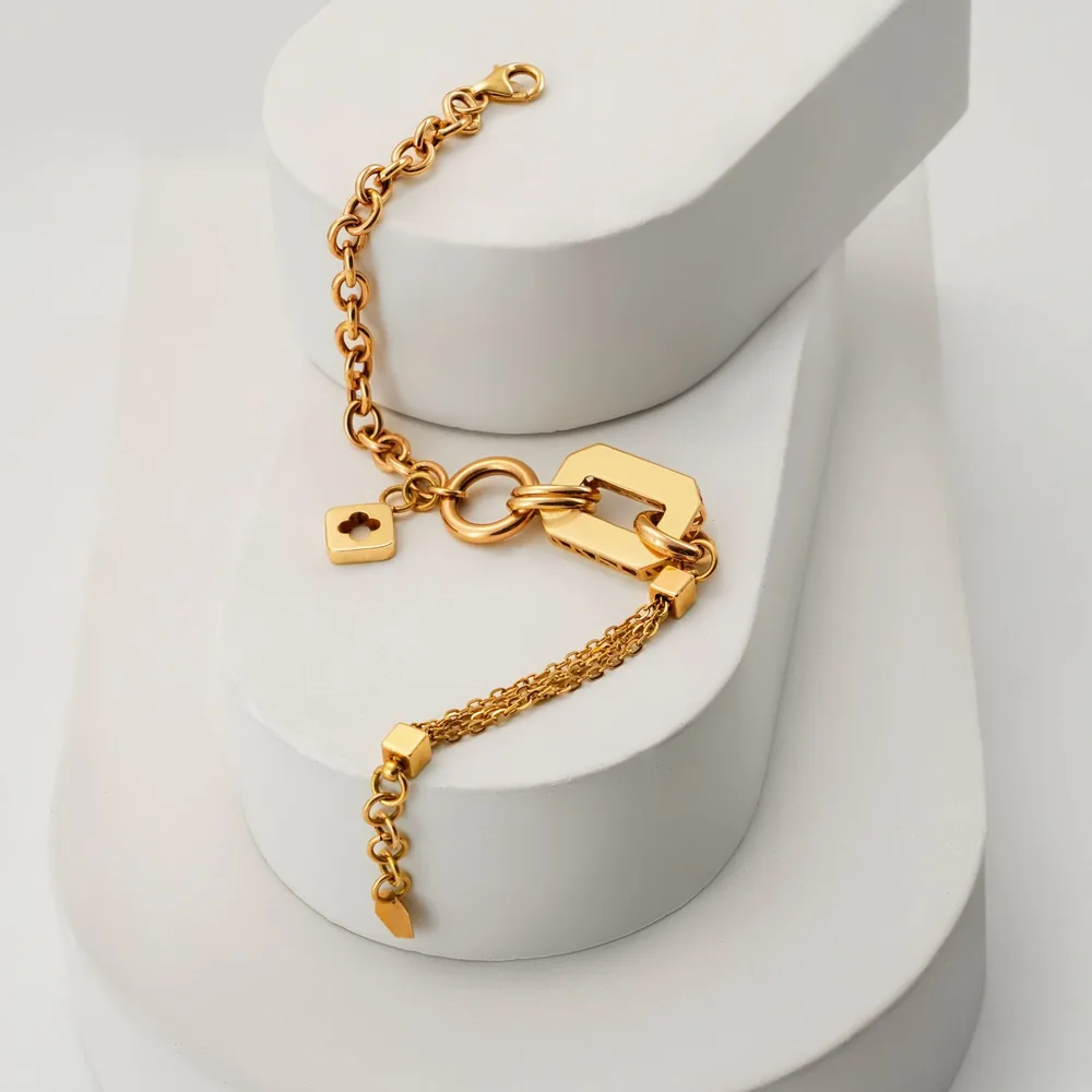 Pulsera candado y corazón